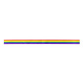 Rainbow Pride Ribbon Satijnen Lint (Voorkant)