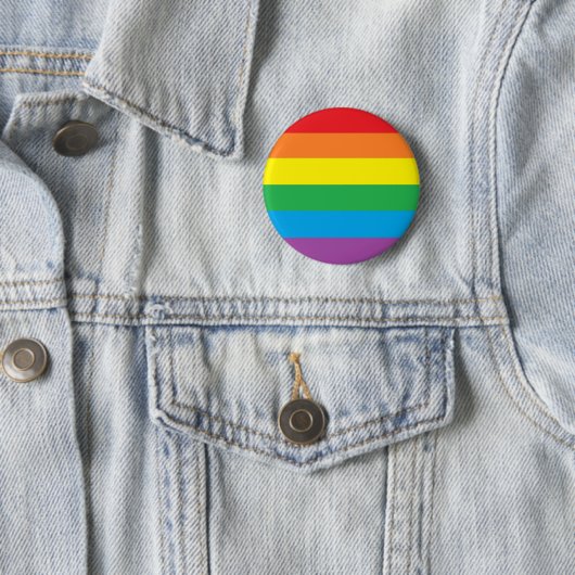 "Rainbow Pride" Ronde Button 5,7 Cm (In situ)