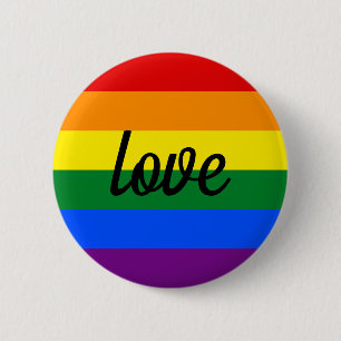 Rainbow Pride Ronde Button 5,7 Cm