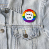 Rainbow Pride Ronde Button 5,7 Cm (In situ)