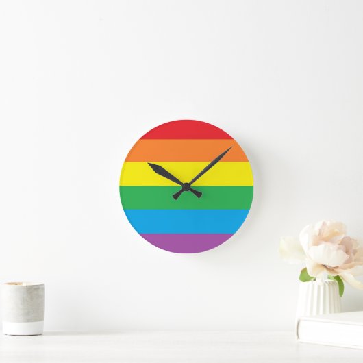 "Rainbow Pride" Ronde Klok (Huis)