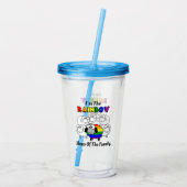 Rainbow Pride Sheep Acryl Drinkbeker (Achterkant)
