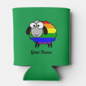 Rainbow Pride Sheep Blikjeskoeler (Achterkant)