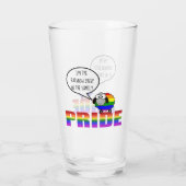 Rainbow Pride Sheep Glass Tumbler (Achterkant)