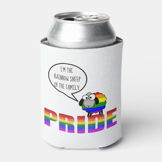 Rainbow Pride Sheep Koelbox Blikjeskoeler (Blikje Voorkant)