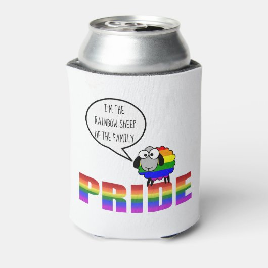Rainbow Pride Sheep Koelbox Blikjeskoeler (Blikje Achterkant)