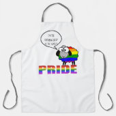 Rainbow Pride Sheep Schort, groot Schort (Voorkant)