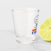 Rainbow Pride Sheep Shot Glass Shot Glas (Links)