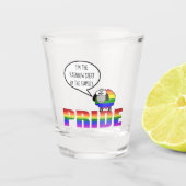 Rainbow Pride Sheep Shot Glass Shot Glas (Voorkant)