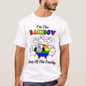 Rainbow Pride Sheep T-shirt (Voorkant)