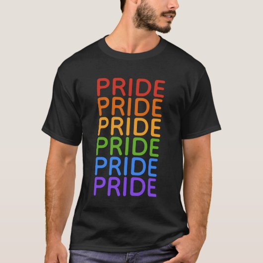 Rainbow PRIDE shirten & jassen T-shirt (Voorkant)