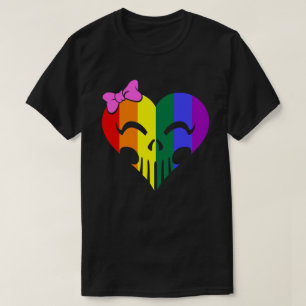 Rainbow Pride Skully Unisex T-shirt