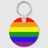 Rainbow Pride sleutelhanger (Voorkant)