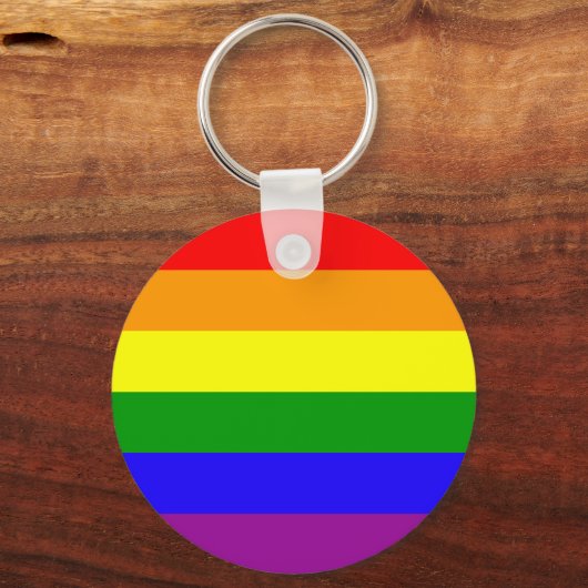 Rainbow Pride sleutelhanger (Voorkant)