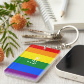 Rainbow Pride Sleutelhanger (Voorkant Rechts)