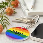 Rainbow Pride Sleutelhanger (Voorkant Rechts)