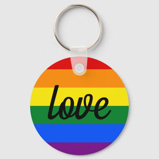 Rainbow Pride Sleutelhanger (Voorkant)