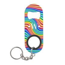 Rainbow Pride sleutelhanger flesopener