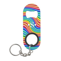 Rainbow Pride sleutelhanger mini flesopener