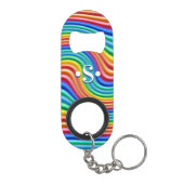 Rainbow Pride sleutelhanger mini flesopener Mini Flessenopener (Achterkant)