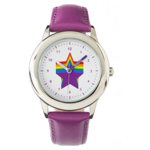 Rainbow pride sterren Watch Horloge
