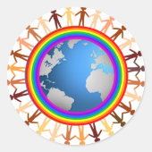 Rainbow Pride sticker (Voorkant)