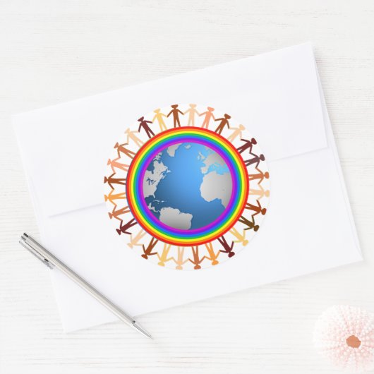 Rainbow Pride sticker (Envelop)