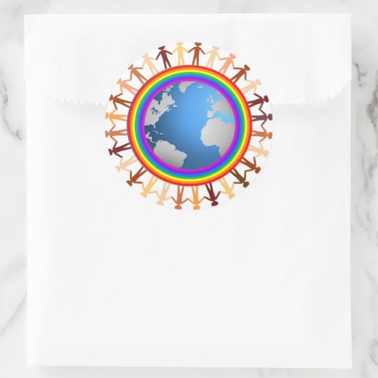 Rainbow Pride sticker (Tas)