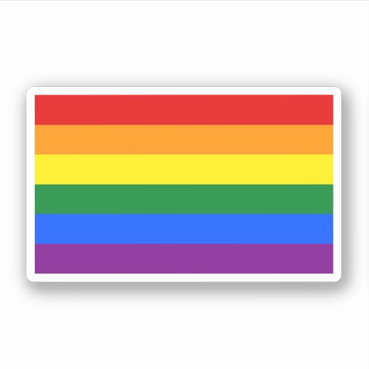 Rainbow Pride Sticker (Voorkant)