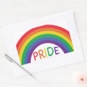 Rainbow Pride Sticker LGBTQ+ ondersteuning (Envelop)