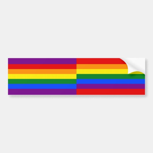 Rainbow Pride sticker - snijdt u aan! (Voorkant)