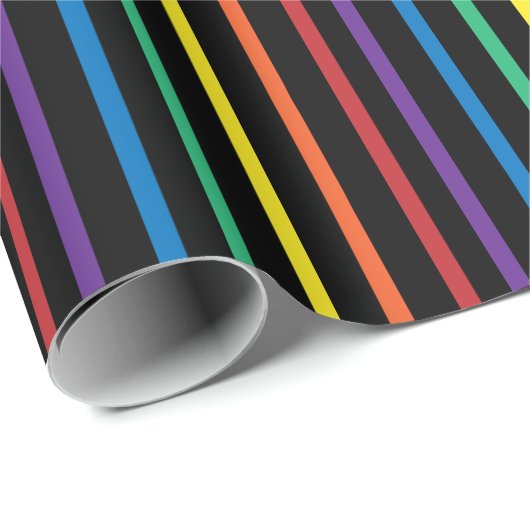 Rainbow Pride Stripe Wrapping Paper Cadeaupapier (Rol Hoek)