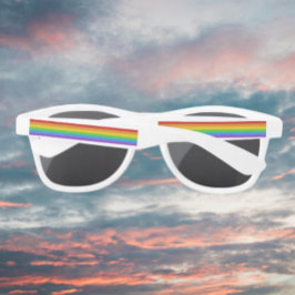 Rainbow Pride Stripes Zonnebril