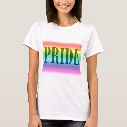 Rainbow Pride T-Shirt, voor vrouwen T-shirt (Voorkant)