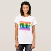 Rainbow Pride T-Shirt, voor vrouwen T-shirt (Voorkant volledig)