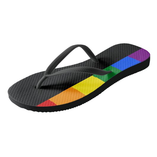 Rainbow Pride Teenslippers (Schuin)
