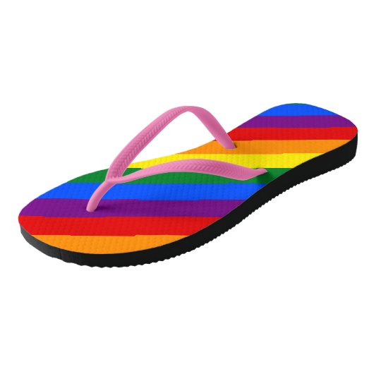 Rainbow Pride Teenslippers (Schuin)