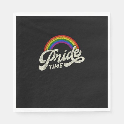 Rainbow, Pride Time, LHBT-Tanktop Servet (Voorkant)