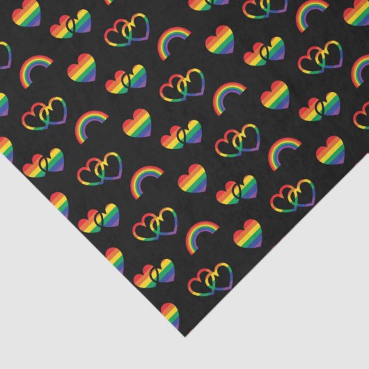 Rainbow Pride Tissuepapier (Detail)