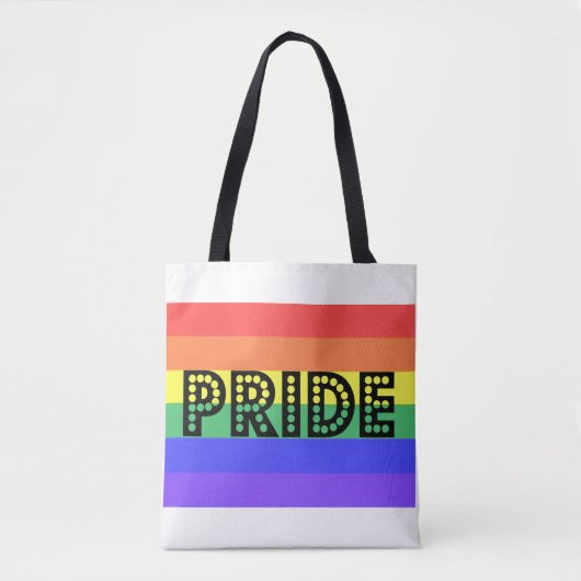 Rainbow Pride Tote Bag (Voorkant)
