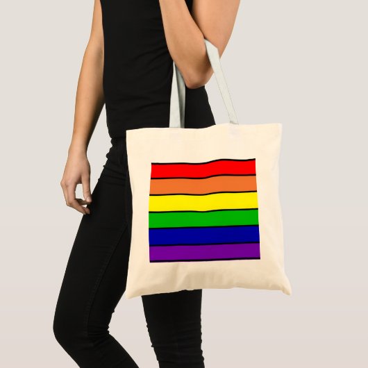 Rainbow Pride Tote Bag (Voorkant (product))