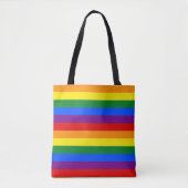 Rainbow Pride Tote Bag (Voorkant)