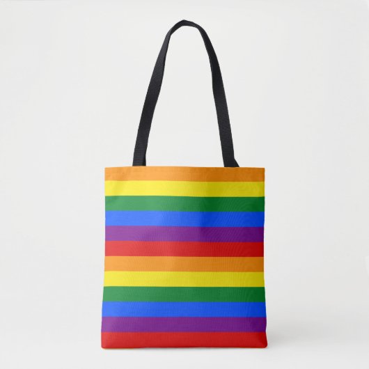 Rainbow Pride Tote Bag (Voorkant)