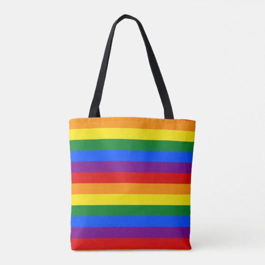 Rainbow Pride Tote Bag (Achterkant)