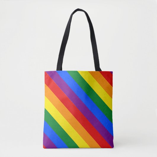 Rainbow Pride Tote Bag (Voorkant)