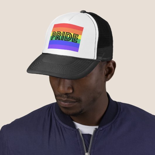 Rainbow Pride Trucker Pet (In situ)