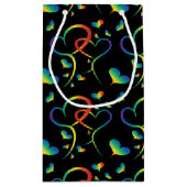 Rainbow Pride Valentijn Gift Bag Klein Cadeauzakje (Achterkant)