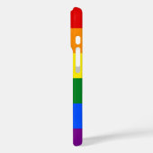 Rainbow Pride Vlag Naam of Monogram Case-Mate iPhone Case (Achterkant / Links)