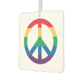 Rainbow Pride Vredesbord Auto Luchtverfrisser (Links)