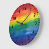 Rainbow Pride Wall klok (Hoek)